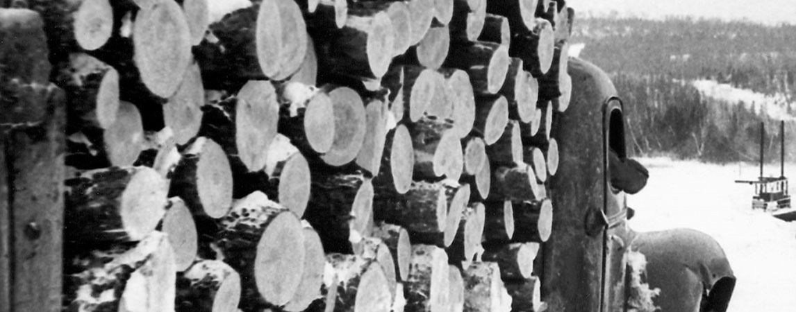 Dřevaři v Manouane
