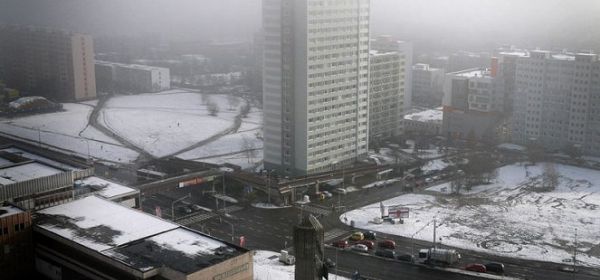 Burianův den žen s obyvateli věžáku v Bajkonurské ulici