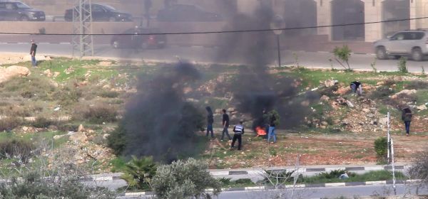 Ramalláh, Palestina, prosinec 2018