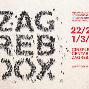 Kliknutím zvětšíte Nejkrásnější festivalový plakát 2014-2015 (cena poroty Festival Identity): ZagrebDox